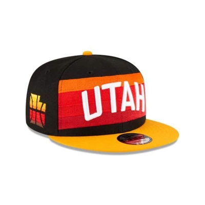 Sapca New Era Utah Jazz NBA City Edition 9FIFTY Snapback - Negrii